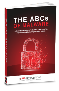 Cybersecurity eBook cover – Red Key Solutions