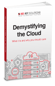 Demystifying the Cloud eBook cover – Red Key Solutions